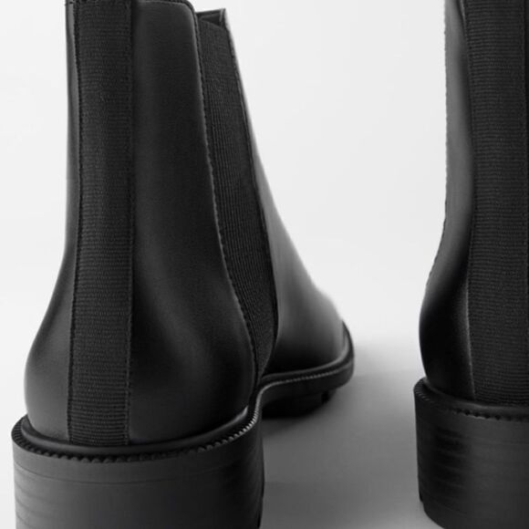 🎉Last Deal🎉Zara Chaldea low heel ankle leather b - Picture 3 of 6